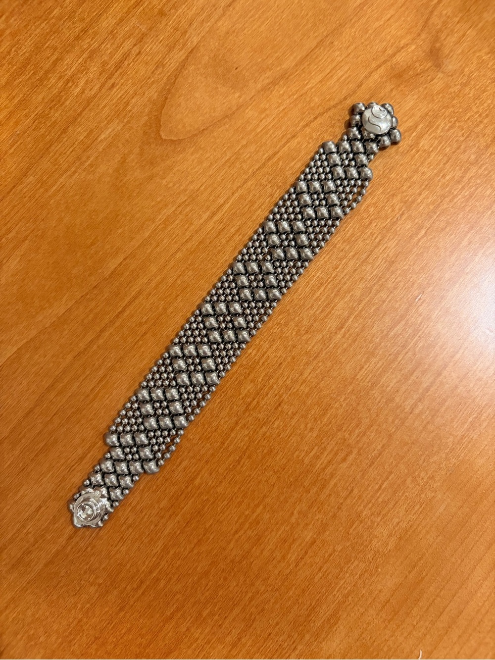 SG Liquid Metal - Textured Silver Bracelet